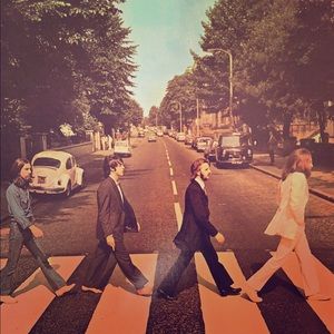 The Beatles Abbey Road Original 1969 Etched SO-383